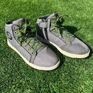 Iron Jia’s Men’s 11 EUR 45 Motorcycle Street bike Riding Shoes Boots Grey Casual